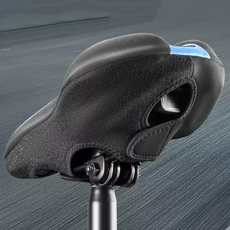 🚲 50% RABATT!🎉 Hoch elastischer Silikon-Fahrradsattelbezug, weich gepolstert