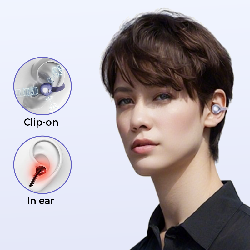 🥳2026 HOT SALE🥳 LinkedList50K+ VERKAUFT!  Open-Ear Clip-On Bluetooth-Ohrhörer – ganztägiger Komfort, immersiver Sound, Leckagekontrolle, 8–10h Akkulaufzeit, Touch-Steuerung. Keine Ohrenschmerzen! 🔋