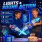 🥳 2026 TOP-ANGEBOT 🥳 ⚔️✨ 50 % RABATT!  🔋 Wiederaufladbares Lichtschwert mit zwei Klingen – 360° drehbar, ausziehbar, mit 24 Lichtmodi, Bewegungssounds und USB-C-Anschluss.